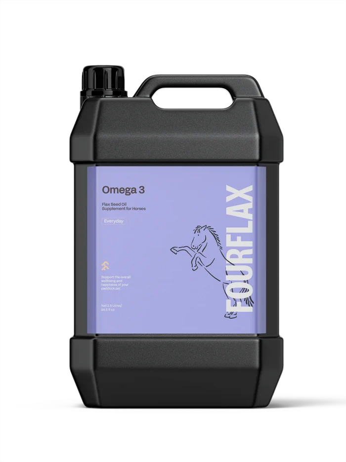 Fourflax Omega 3 Flaxseed Oil Supplement for Horses