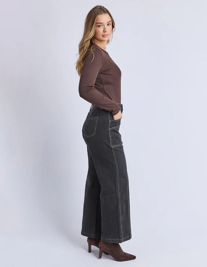 FOXWOOD - BALMY JEAN - Washed Black
