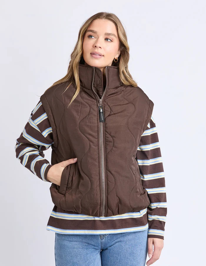 FOXWOOD - ELITE VEST - Coffee