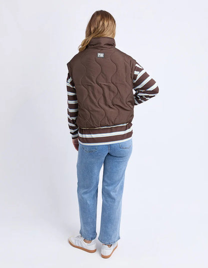 FOXWOOD - ELITE VEST - Coffee