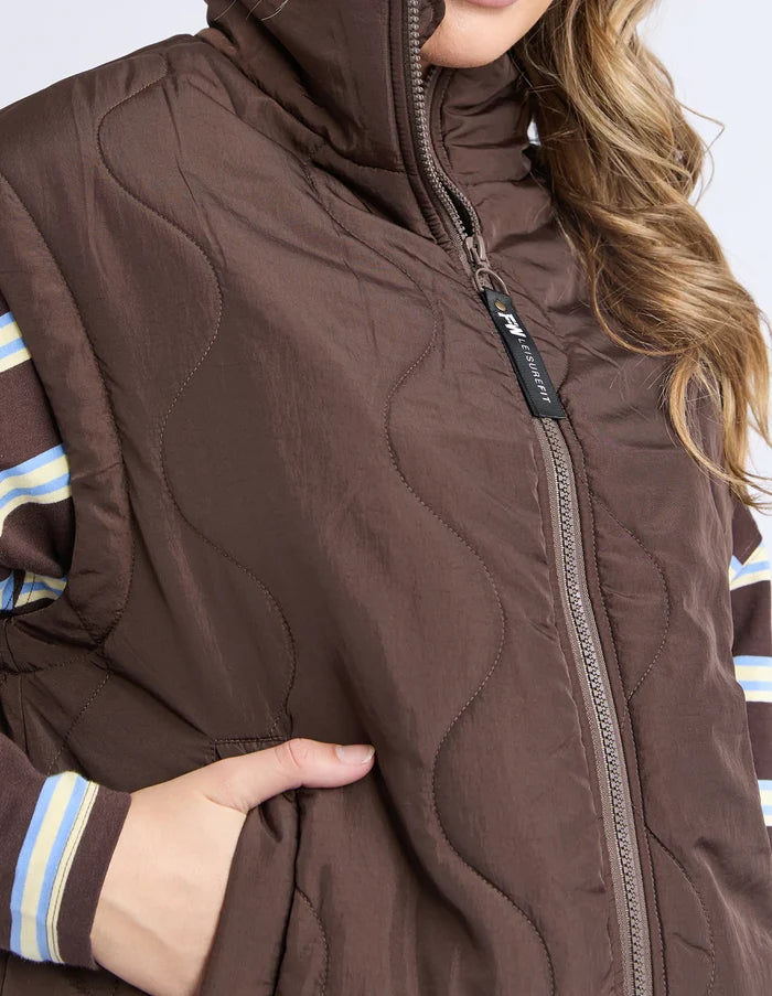 FOXWOOD - ELITE VEST - Coffee