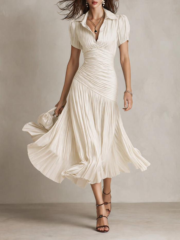 Frances ∙ Retro Striped Midi Dress 1