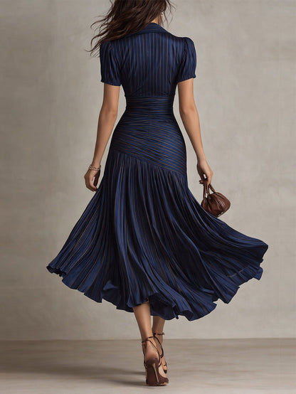 Frances ∙ Retro Striped Midi Dress 6