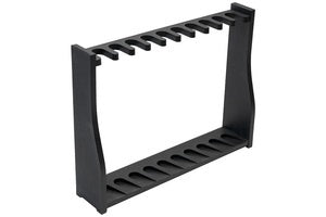 GOARACK-BLACK  1/3 Scale Die Cast 10 Slot Gun Rack, Black