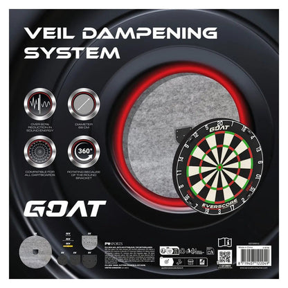 GOAT Dartboard Silencer System – Premium Soundproofing Dampener