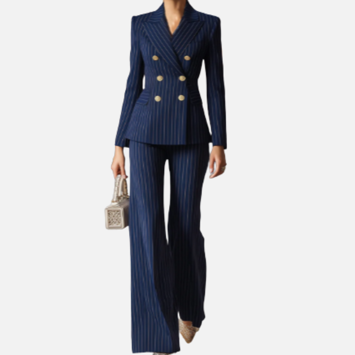 Harper | Women's Pinstripe Suit Set