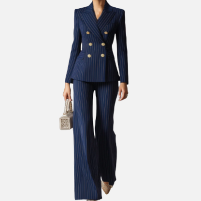 Harper | Women's Pinstripe Suit Set