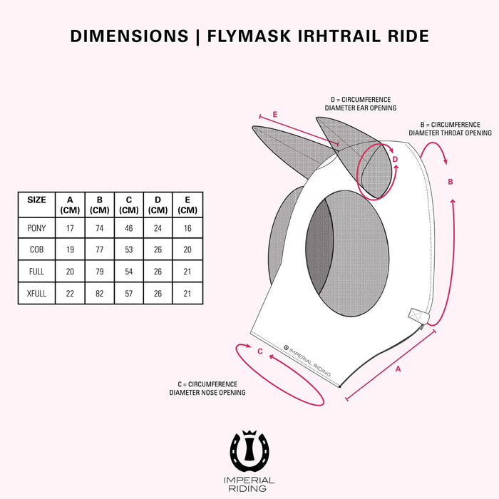 Imperial Riding Flymask With Nose Ears