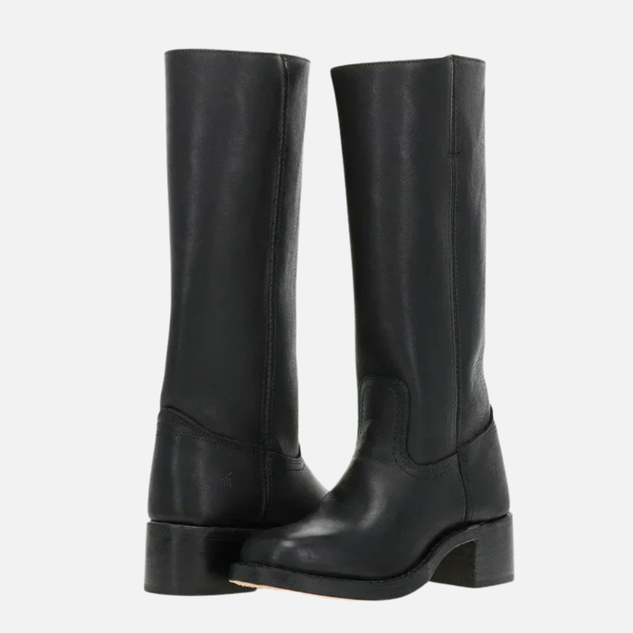 Indi | Women's Tall Leather Heeled Boots