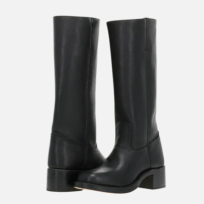 Indi | Women's Tall Leather Heeled Boots