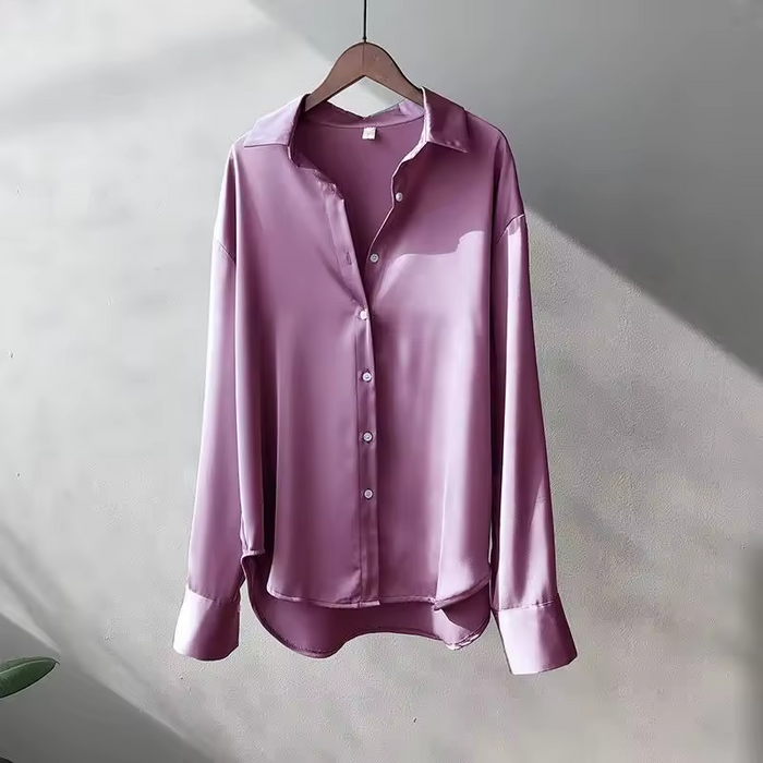 Jade Womens Blouse | Lightweight Silk, Elegant Summer Top 4