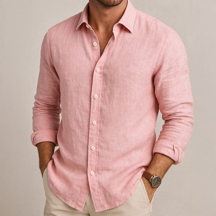 LINEN BLEND SHIRT FOR MEN 3