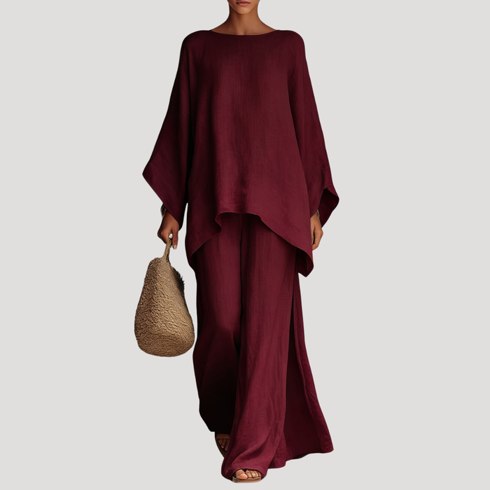 Women’s Relaxed Co Ord Wide Leg Set 4