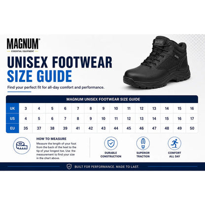 Magnum Unisex Size Guide