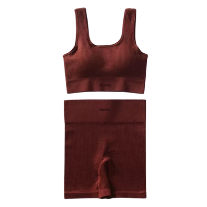 Mare Seamless Ribbed Yoga Set