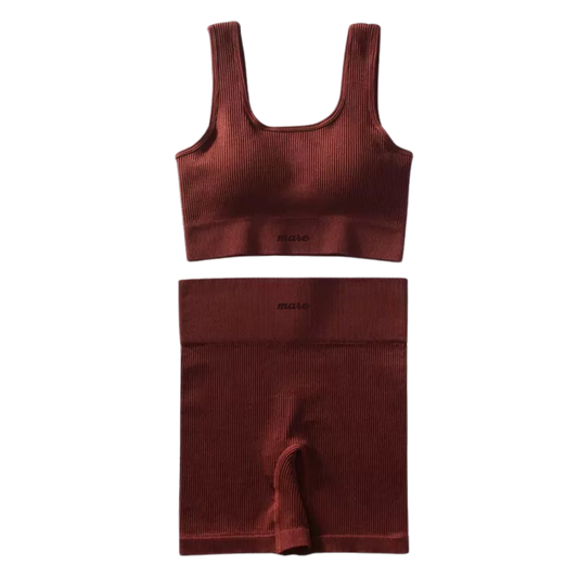 Mare Seamless Ribbed Yoga Set