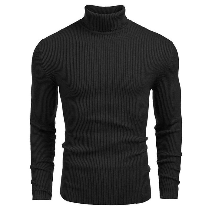 Men’s Classic Turtleneck Sweater – Soft Knit Slim Fit Pullover
