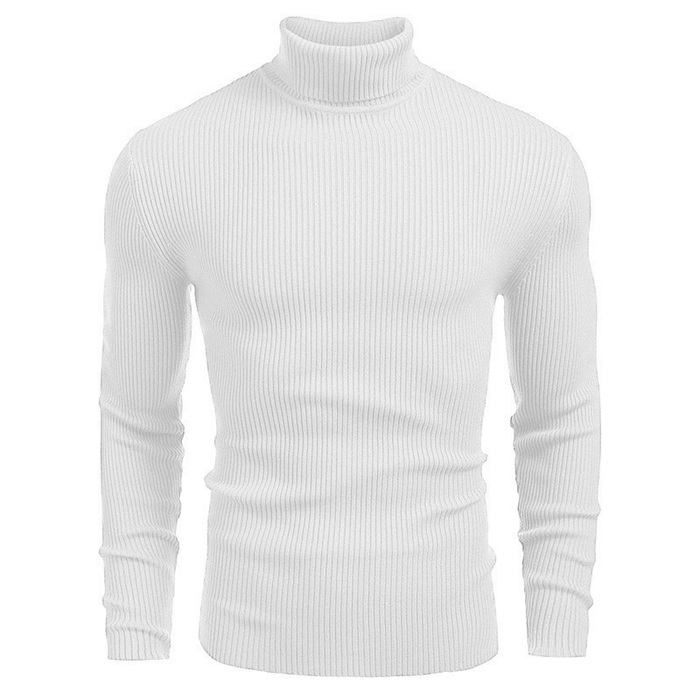 Men’s Classic Turtleneck Sweater – Soft Knit Slim Fit Pullover