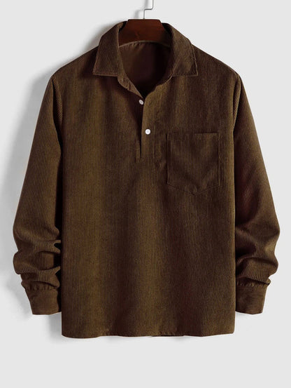 LONG SLEEVE BUTTON-UP SHIRT FOR MEN 6