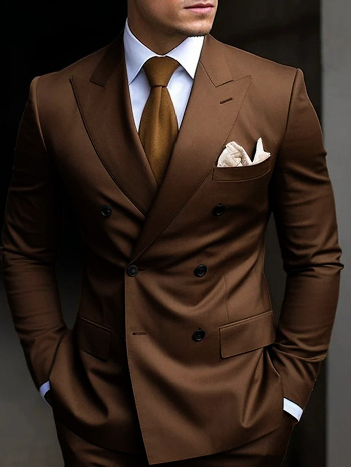 DOUBLE BREASTED SUIT FOR MEN 0