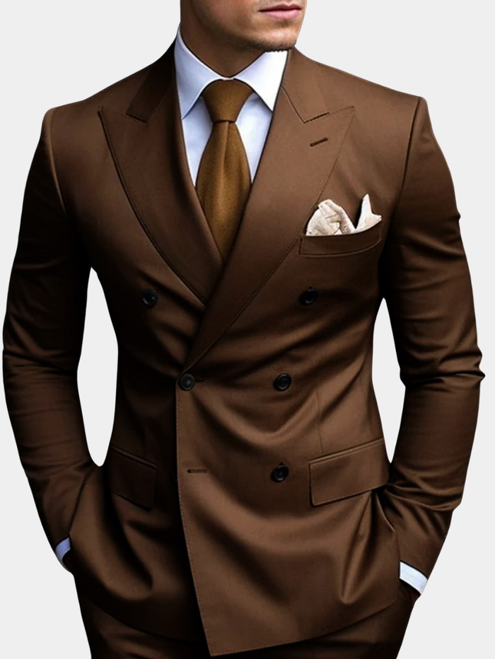 DOUBLE BREASTED SUIT FOR MEN 1