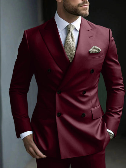 DOUBLE BREASTED SUIT FOR MEN 5