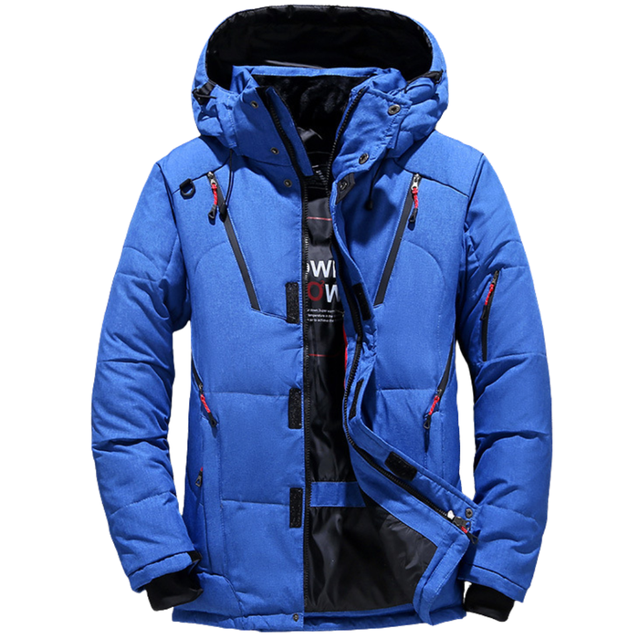 Men’s Hooded Winter Puffer Jacket – Warm and Windproof
