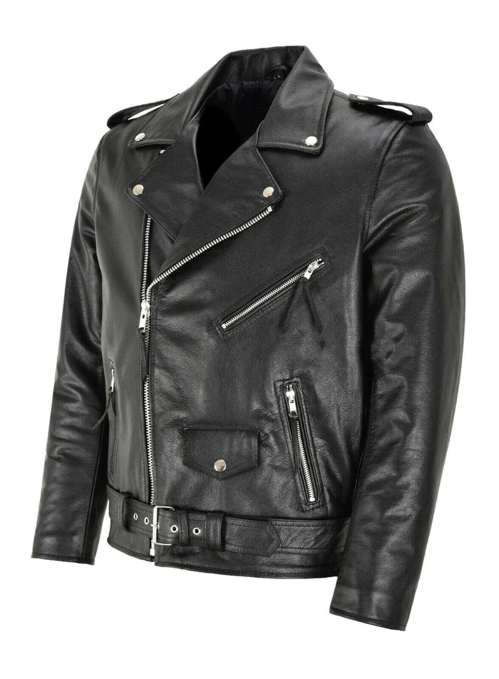 CLASSIC MEN'S LEATHER JACKET 3