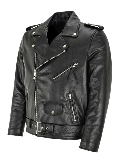 CLASSIC MEN'S LEATHER JACKET 3