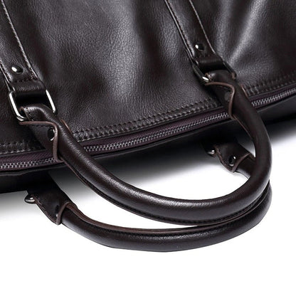Large-Capacity Leather Travel Duffel – Lightweight & Durable Carry-On Bag 5