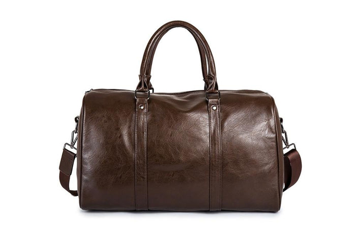 Large-Capacity Leather Travel Duffel – Lightweight & Durable Carry-On Bag 6