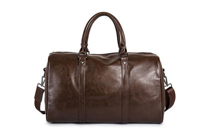 Large-Capacity Leather Travel Duffel – Lightweight & Durable Carry-On Bag 6