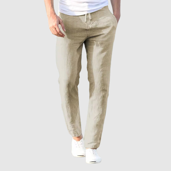 LIGHTWEIGHT LINEN PANTS 0