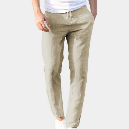 LIGHTWEIGHT LINEN PANTS 1