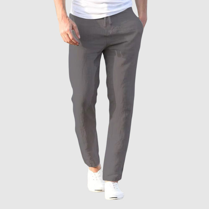 LIGHTWEIGHT LINEN PANTS 2