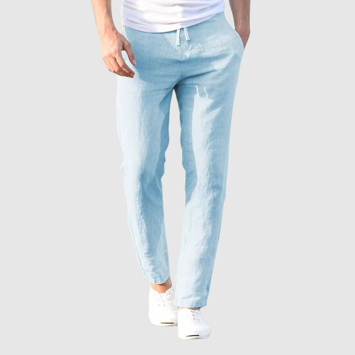 LIGHTWEIGHT LINEN PANTS 4