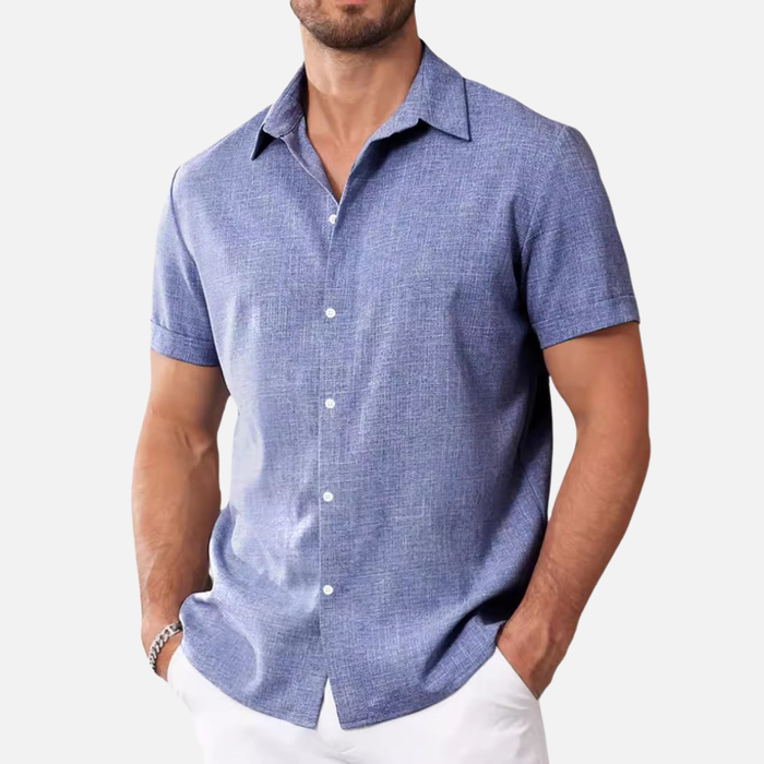 Men’s Lightweight Linen Short Sleeve Shirt