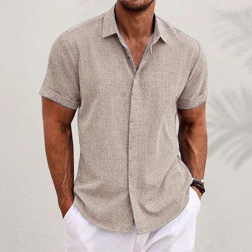 STRUCTURED SHORT SLEEVE SHIRT FOR MEN 0