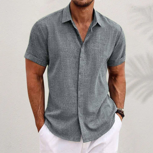 STRUCTURED SHORT SLEEVE SHIRT FOR MEN 4
