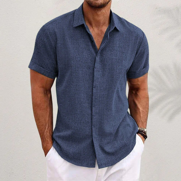 STRUCTURED SHORT SLEEVE SHIRT FOR MEN 5