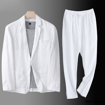 LINEN BLEND SUIT FOR MEN 3