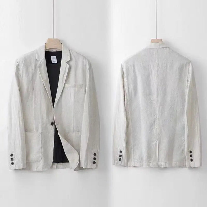 LINEN BLEND SUIT FOR MEN 7