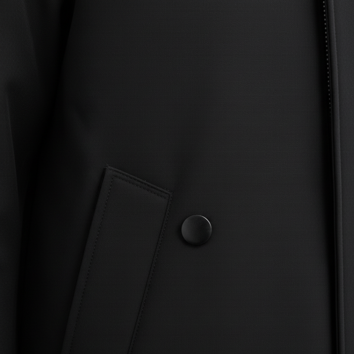 Men’s Long Trench Coat – Classic Waterproof Overcoat