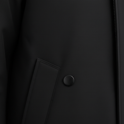 Men’s Long Trench Coat – Classic Waterproof Overcoat