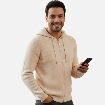 Men’s Merino Wool Cardigan - Warm Vest