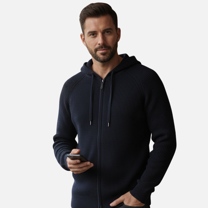 Men’s Merino Wool Cardigan - Warm Vest