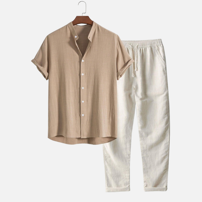 Men's Old Money Linen Summer  Set