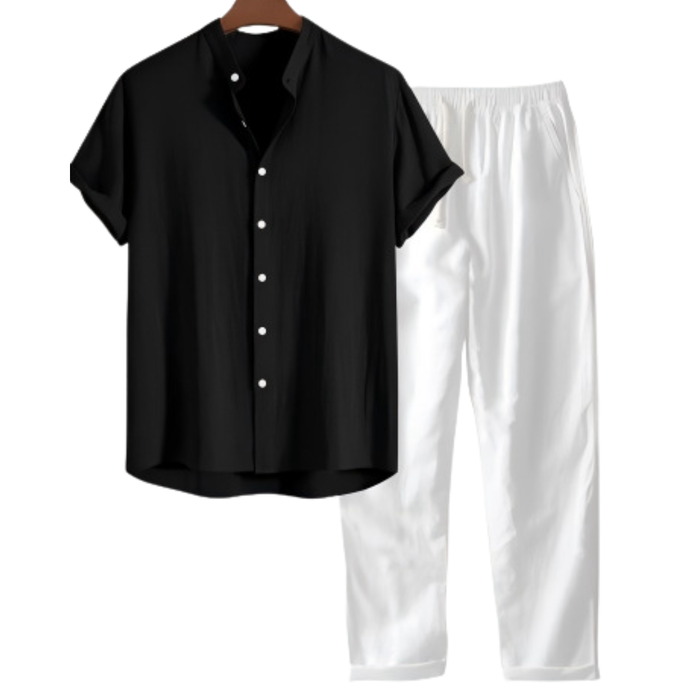 Men's Old Money Linen Summer  Set