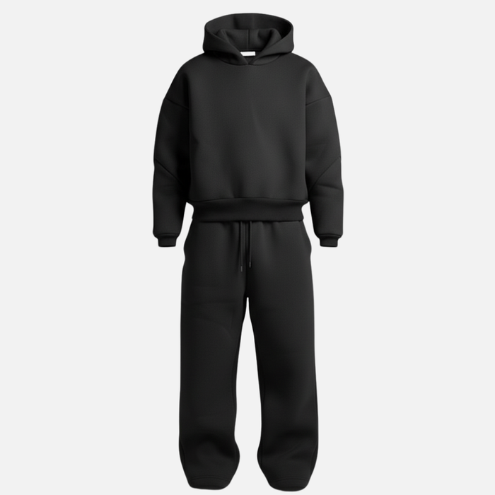 Men’s Oversized Streetwear Tracksuit Set – Hoodie & Sweatpants