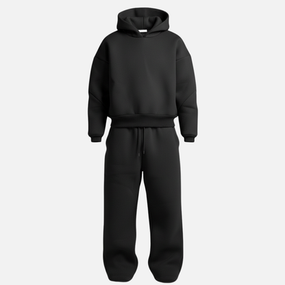 Men’s Oversized Streetwear Tracksuit Set – Hoodie & Sweatpants